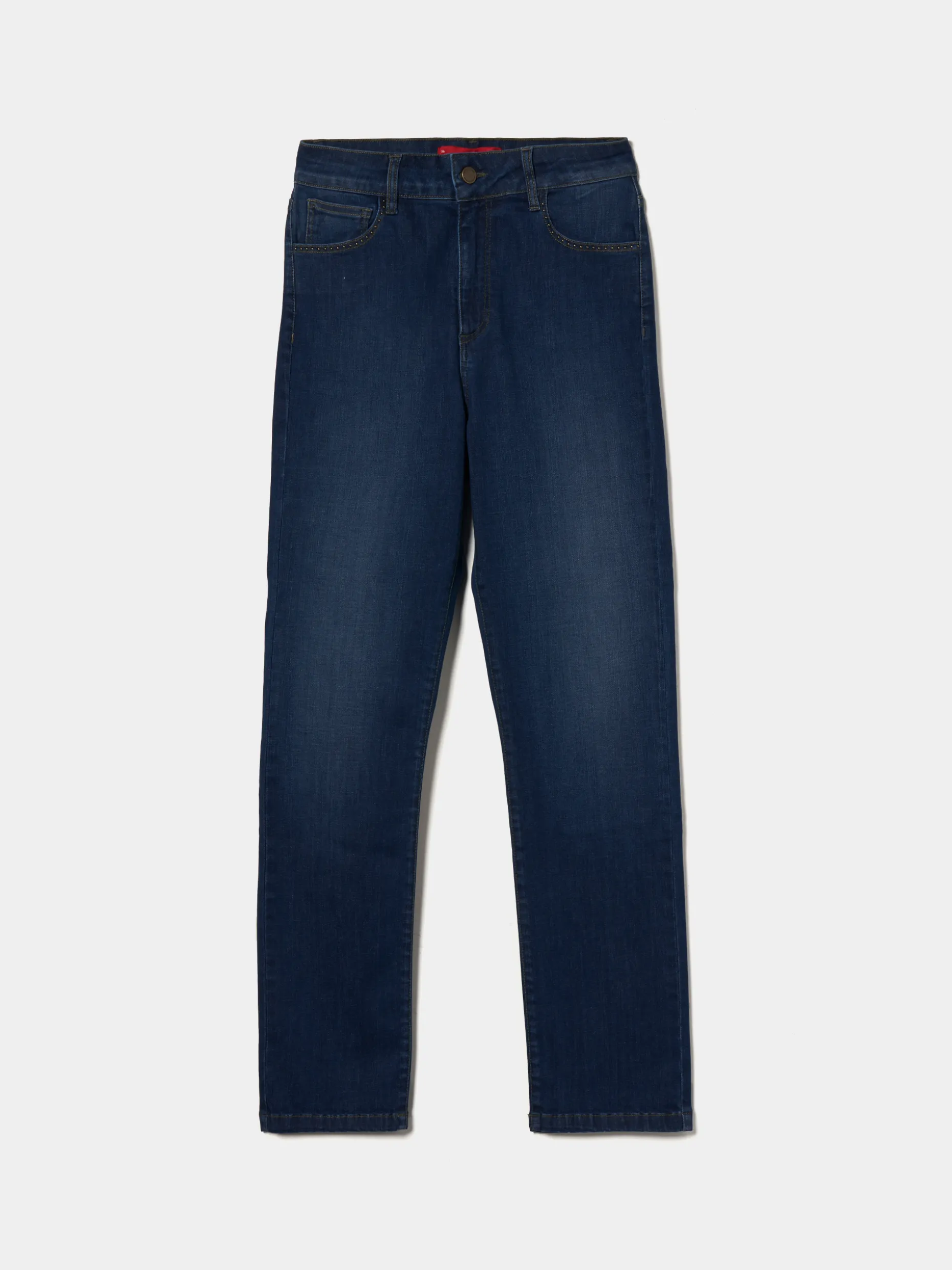 Calças denim regular fit|LION OF PORCHES Flash Sale
