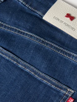 Calças denim regular fit|LION OF PORCHES Fashion