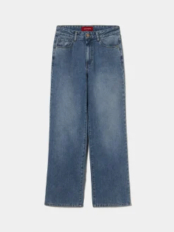 Calças denim relaxed fit|LION OF PORCHES Sale