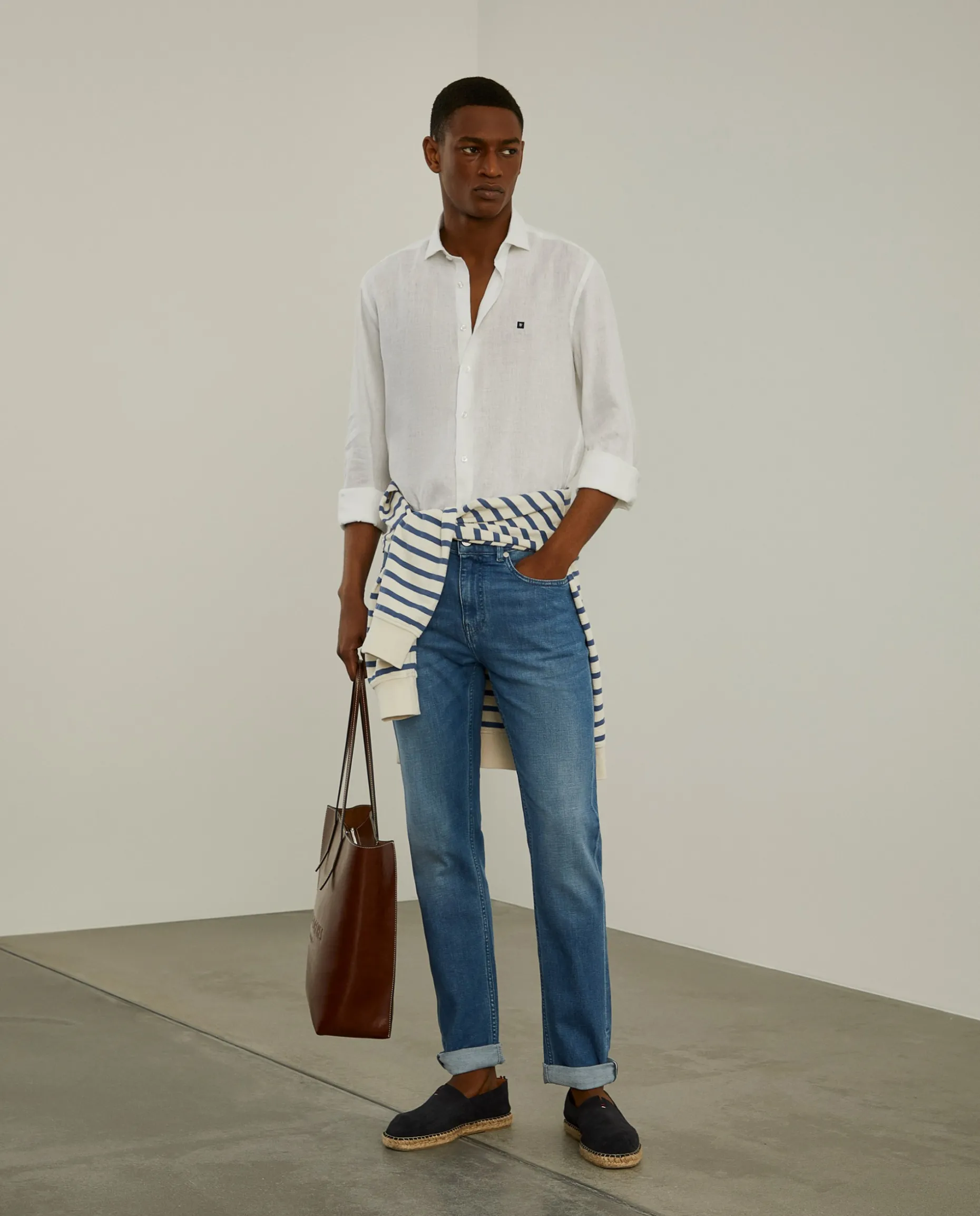 Calças denim slim fit|LION OF PORCHES Cheap