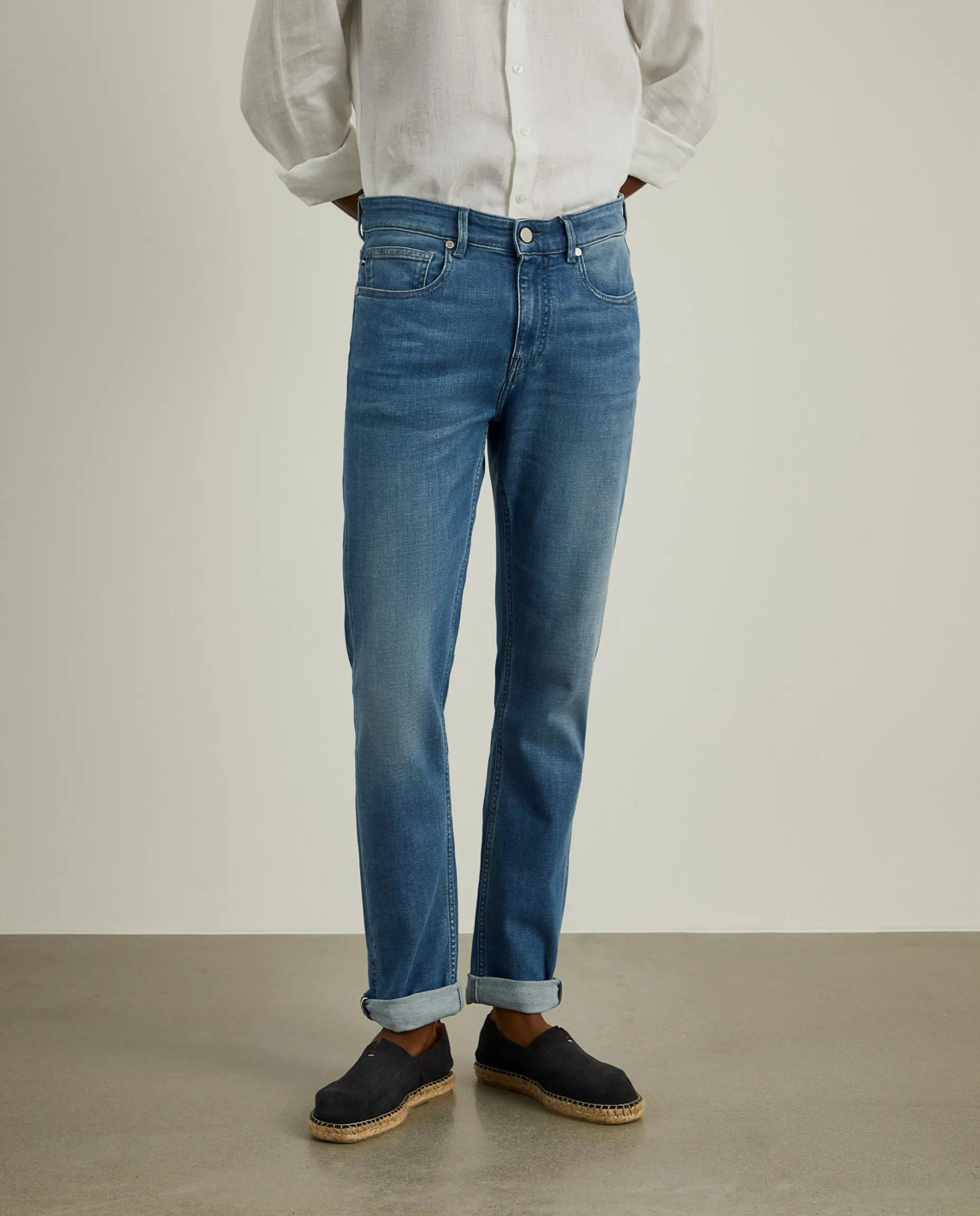 Calças denim slim fit|LION OF PORCHES Cheap