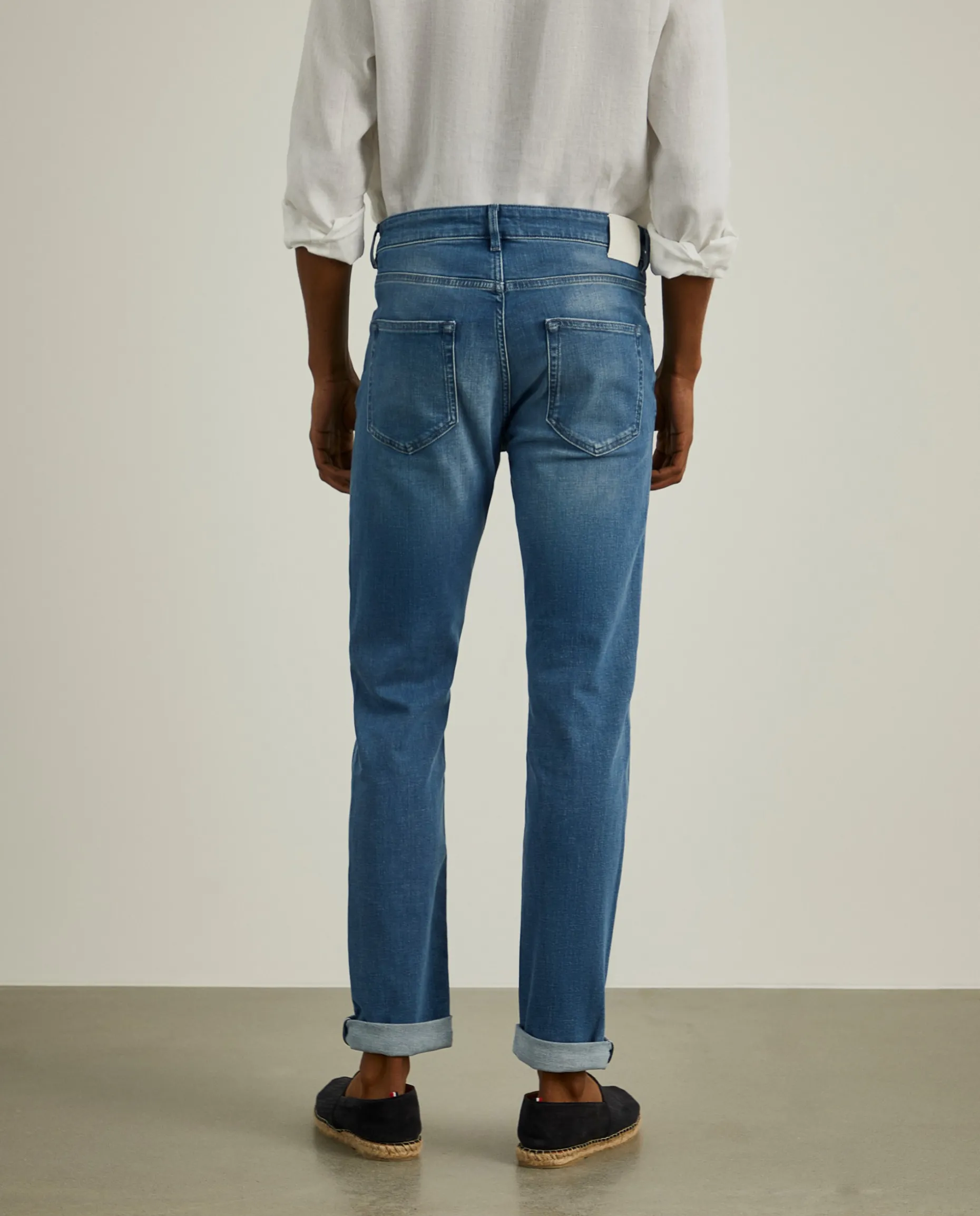 Calças denim slim fit|LION OF PORCHES Cheap