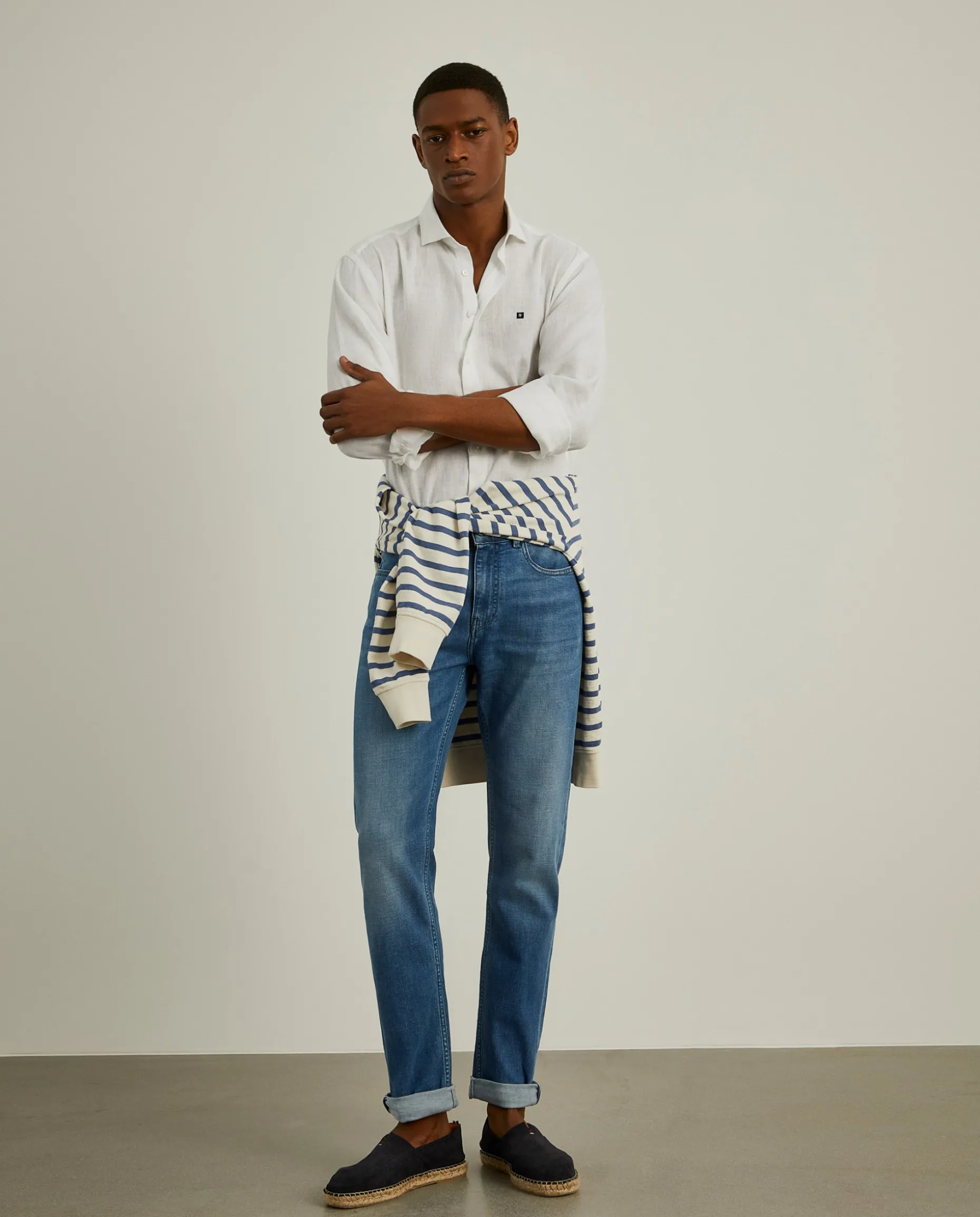 Calças denim slim fit|LION OF PORCHES Cheap