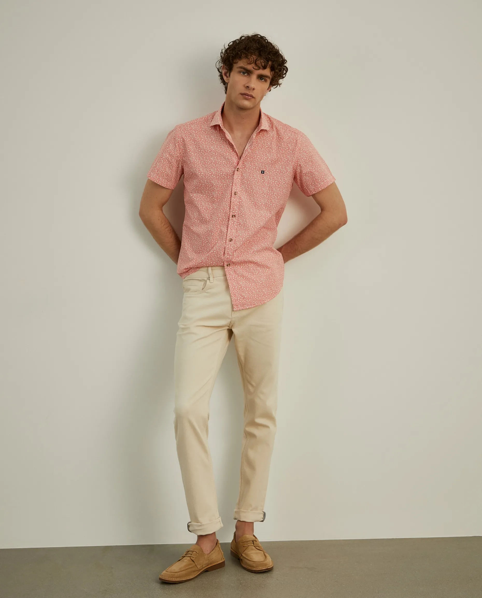 Calças denim slim fit|LION OF PORCHES Fashion