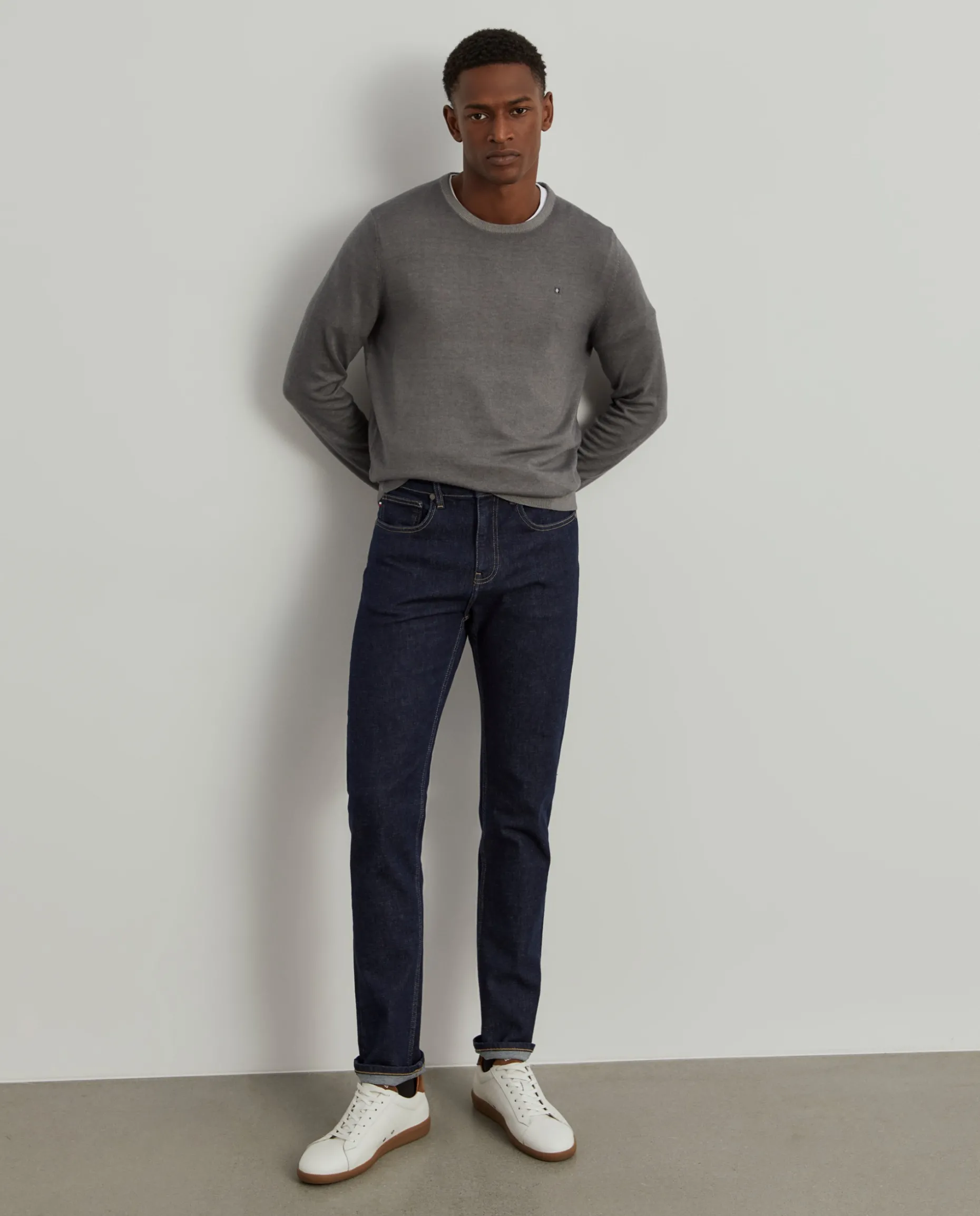 Calças denim slim fit|LION OF PORCHES Flash Sale