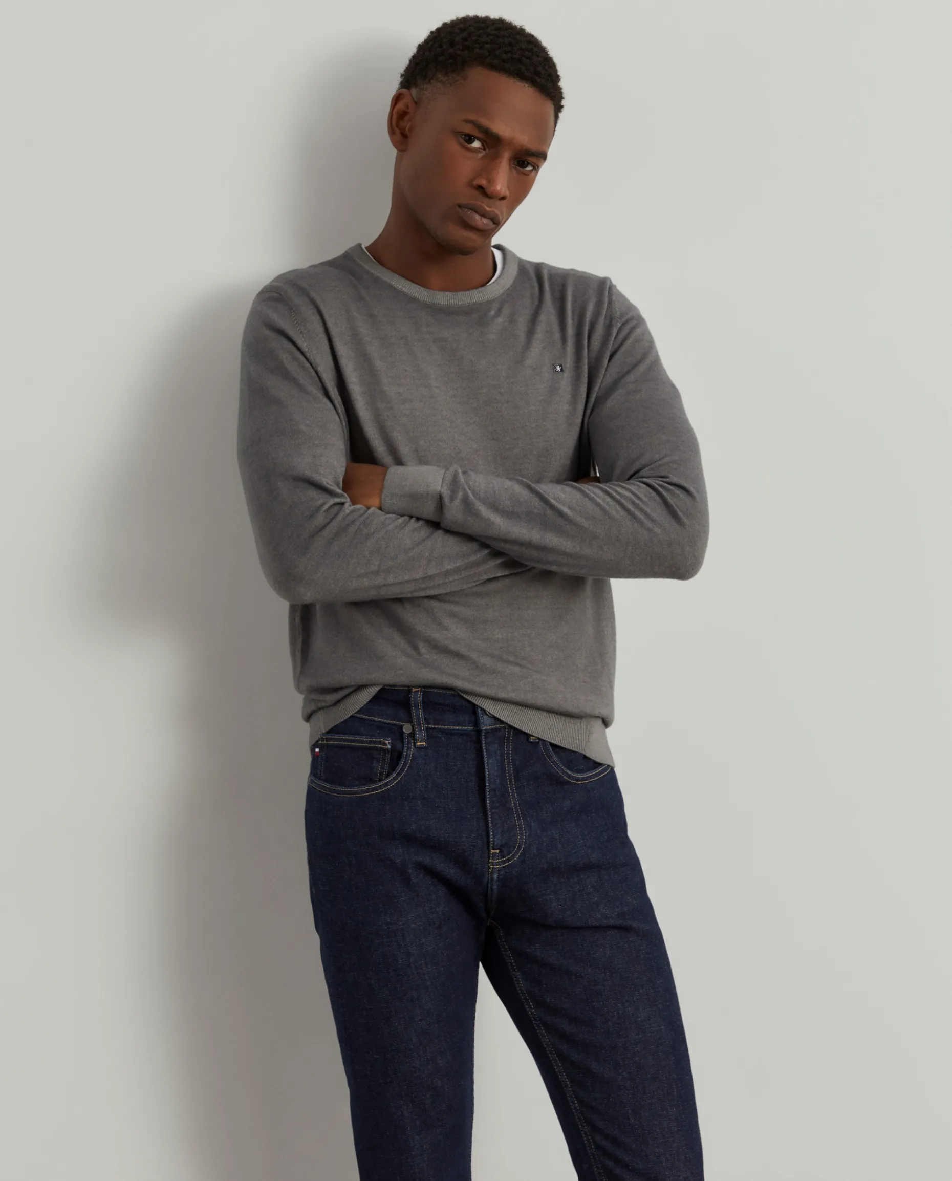 Calças denim slim fit|LION OF PORCHES Flash Sale
