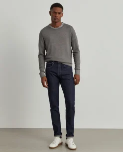 Calças denim slim fit|LION OF PORCHES Flash Sale