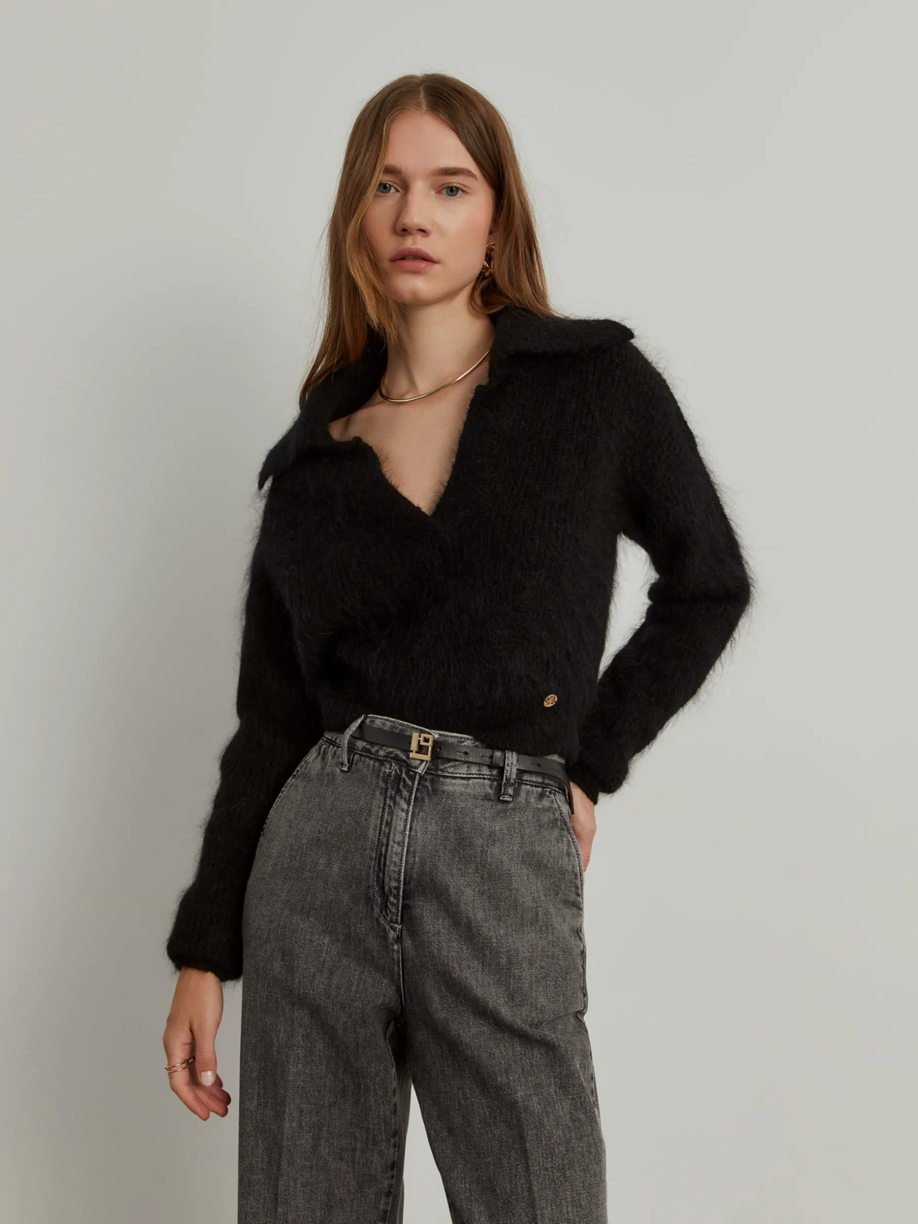 Calças denim wide leg|LION OF PORCHES Sale
