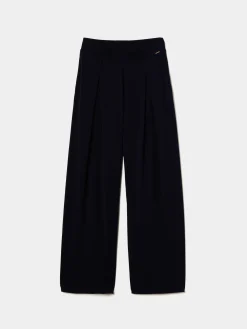 Calças fluidas wide leg|LION OF PORCHES Outlet