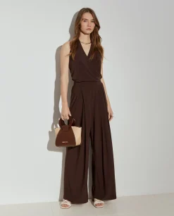 Calças fluidas wide leg|LION OF PORCHES Best Sale
