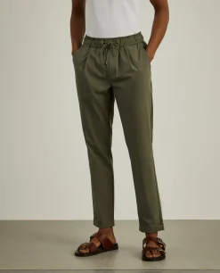 Calças jogger em malha técnica com cordão|LION OF PORCHES New