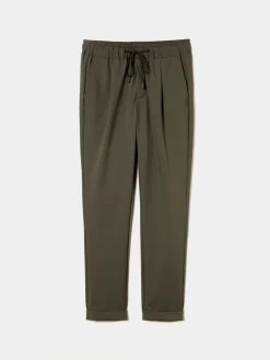 Calças jogger em malha técnica com cordão|LION OF PORCHES New