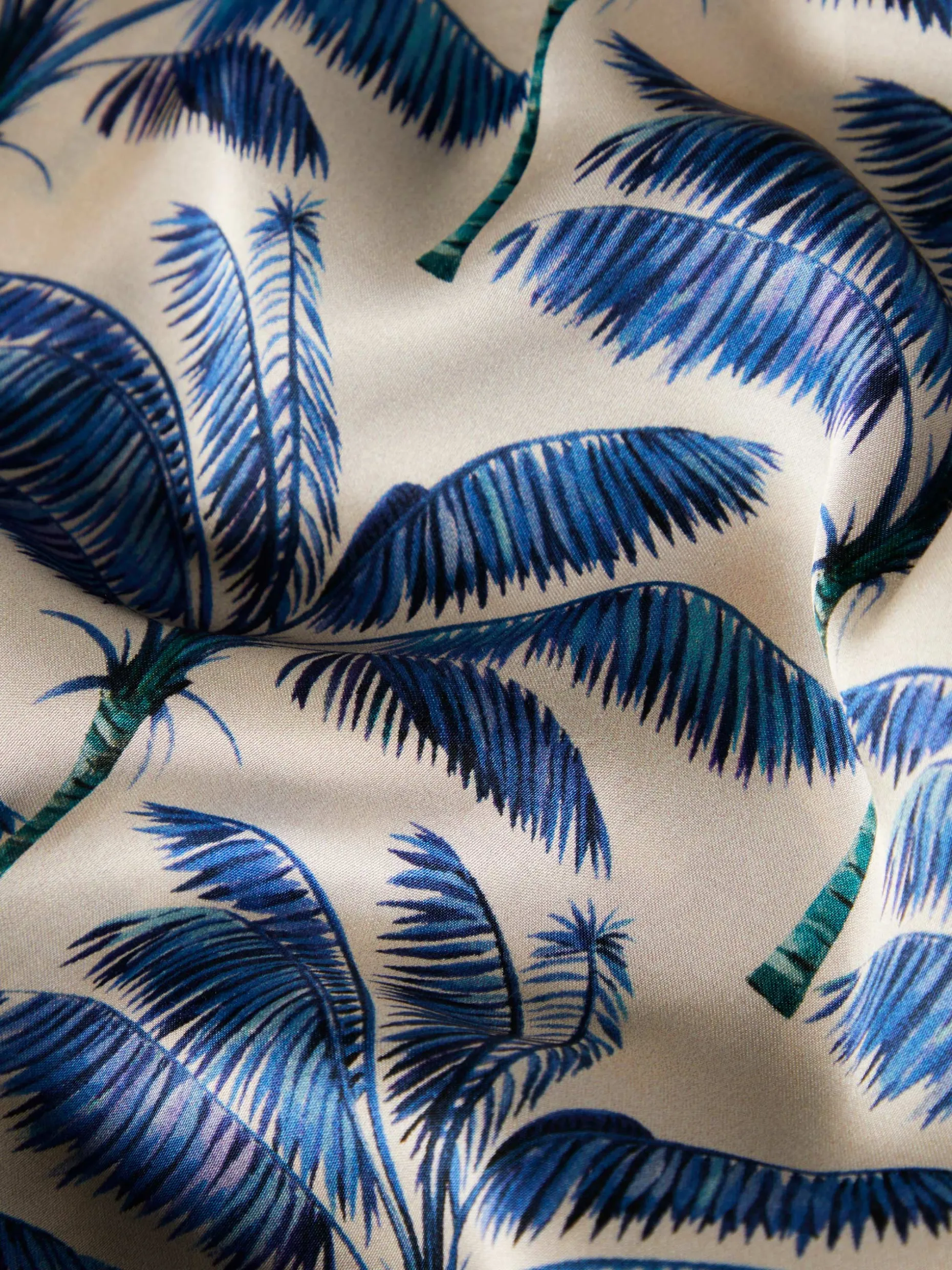 Calças pantalona com padrão de palmeiras|LION OF PORCHES Cheap
