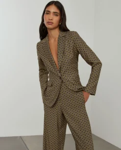 Calças pantalona de malha|LION OF PORCHES Best Sale
