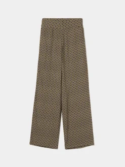 Calças pantalona de malha|LION OF PORCHES Best Sale