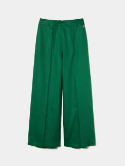 Calças pantalona em linho|LION OF PORCHES Discount