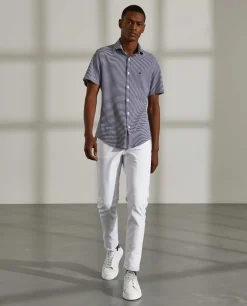 Calças para homem de sarja slim fit com bolsos|LION OF PORCHES Discount
