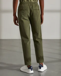 Calças para homem regular fit com cordão e cintura elástica|LION OF PORCHES Discount