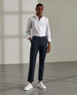 Calças regular fit chino de algodão stretch|LION OF PORCHES Discount