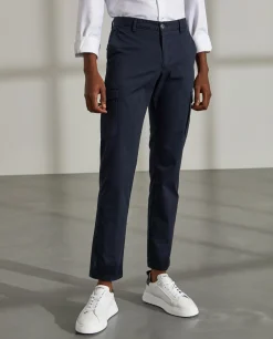 Calças regular fit chino de algodão stretch|LION OF PORCHES Discount