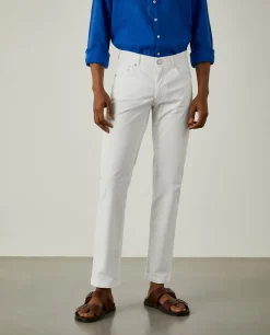 Calças regular fit com cinco bolsos|LION OF PORCHES Sale