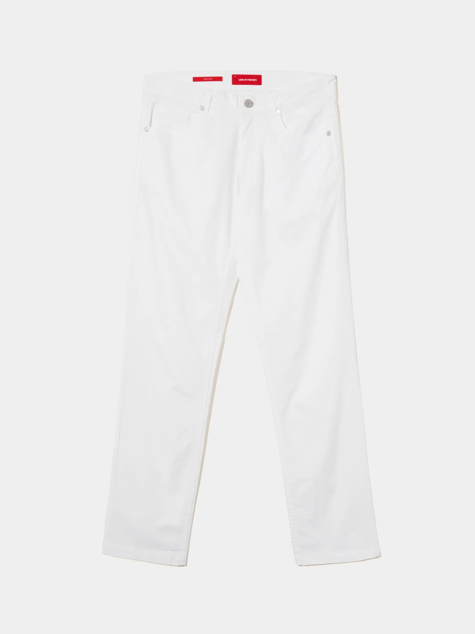 Calças regular fit com cinco bolsos|LION OF PORCHES Sale