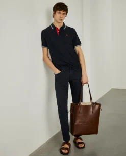Calças regular fit com cinco bolsos|LION OF PORCHES Outlet