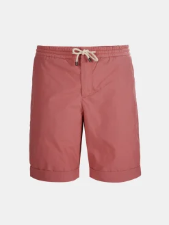Calções bermuda de algodão com cordão|LION OF PORCHES Store