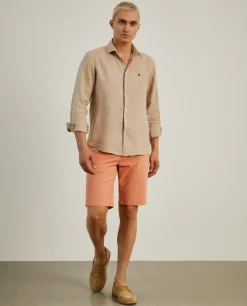 Calções bermuda em algodão|LION OF PORCHES Fashion