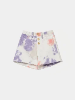 Calções tie dye com cintura elástica|LION OF PORCHES Fashion