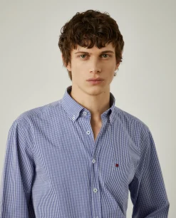 Camisa aos quadrados regular fit|LION OF PORCHES Fashion