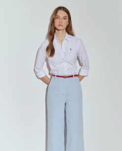 Camisa clássica com riscas|LION OF PORCHES Clearance