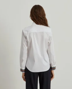 Camisa clássica com riscas nos punhos|LION OF PORCHES New
