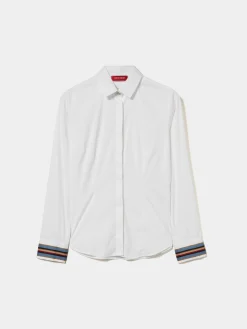 Camisa clássica com riscas nos punhos|LION OF PORCHES New