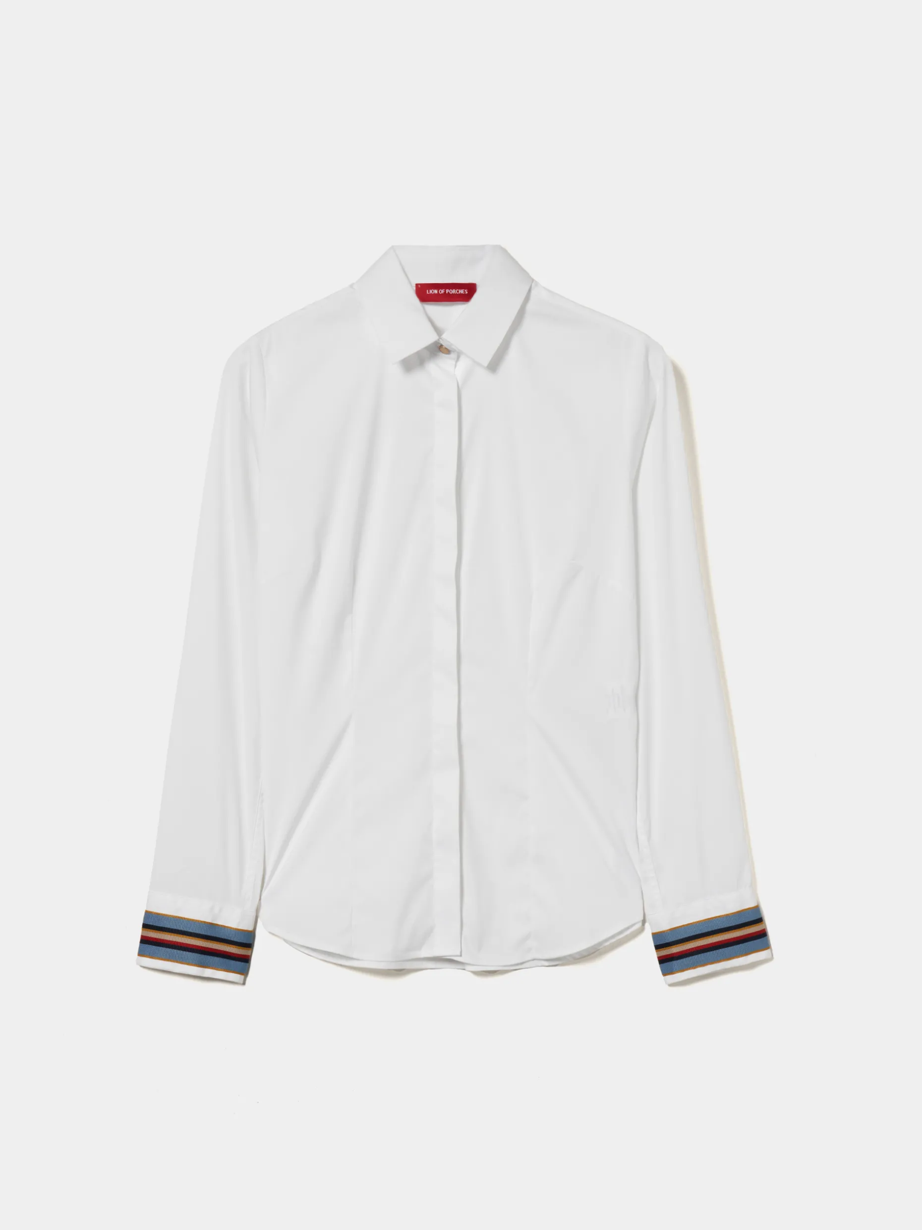 Camisa clássica com riscas nos punhos|LION OF PORCHES New