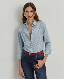 Camisa clássica micro padrão leões|LION OF PORCHES Cheap