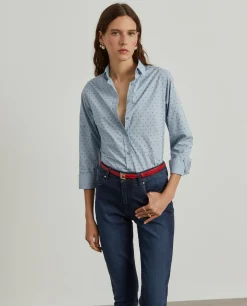Camisa clássica micro padrão leões|LION OF PORCHES Cheap