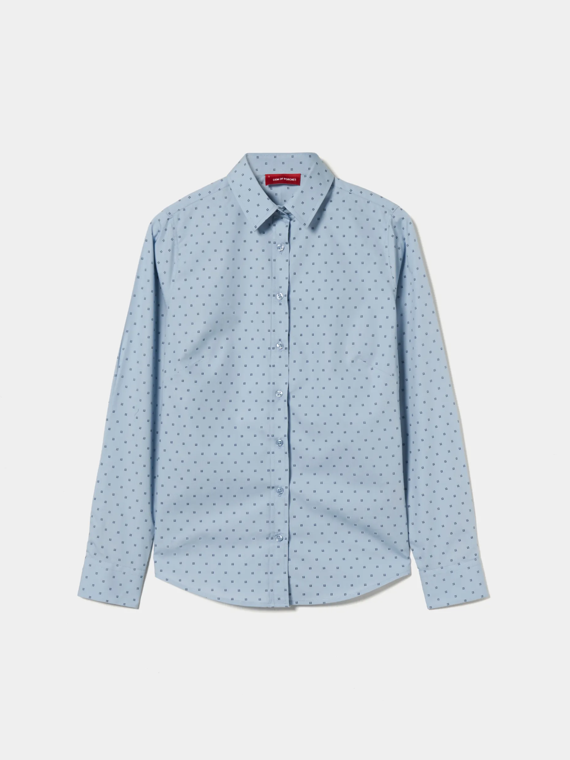 Camisa clássica micro padrão leões|LION OF PORCHES Cheap
