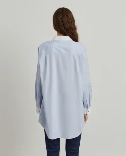 Camisa de algodão color block|LION OF PORCHES Shop