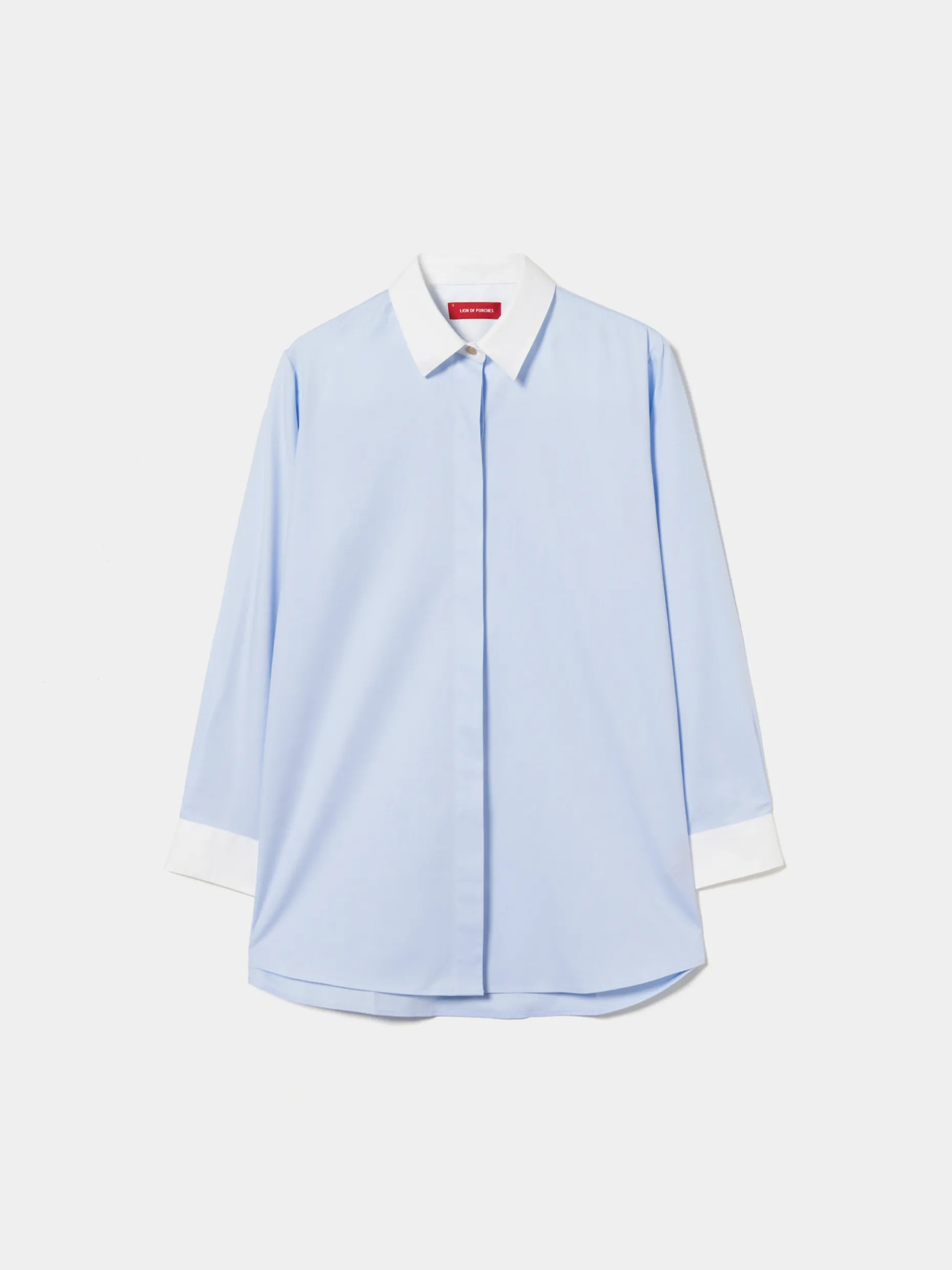 Camisa de algodão color block|LION OF PORCHES Shop