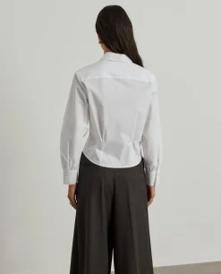 Camisa de algodão com pregas na cintura|LION OF PORCHES Cheap