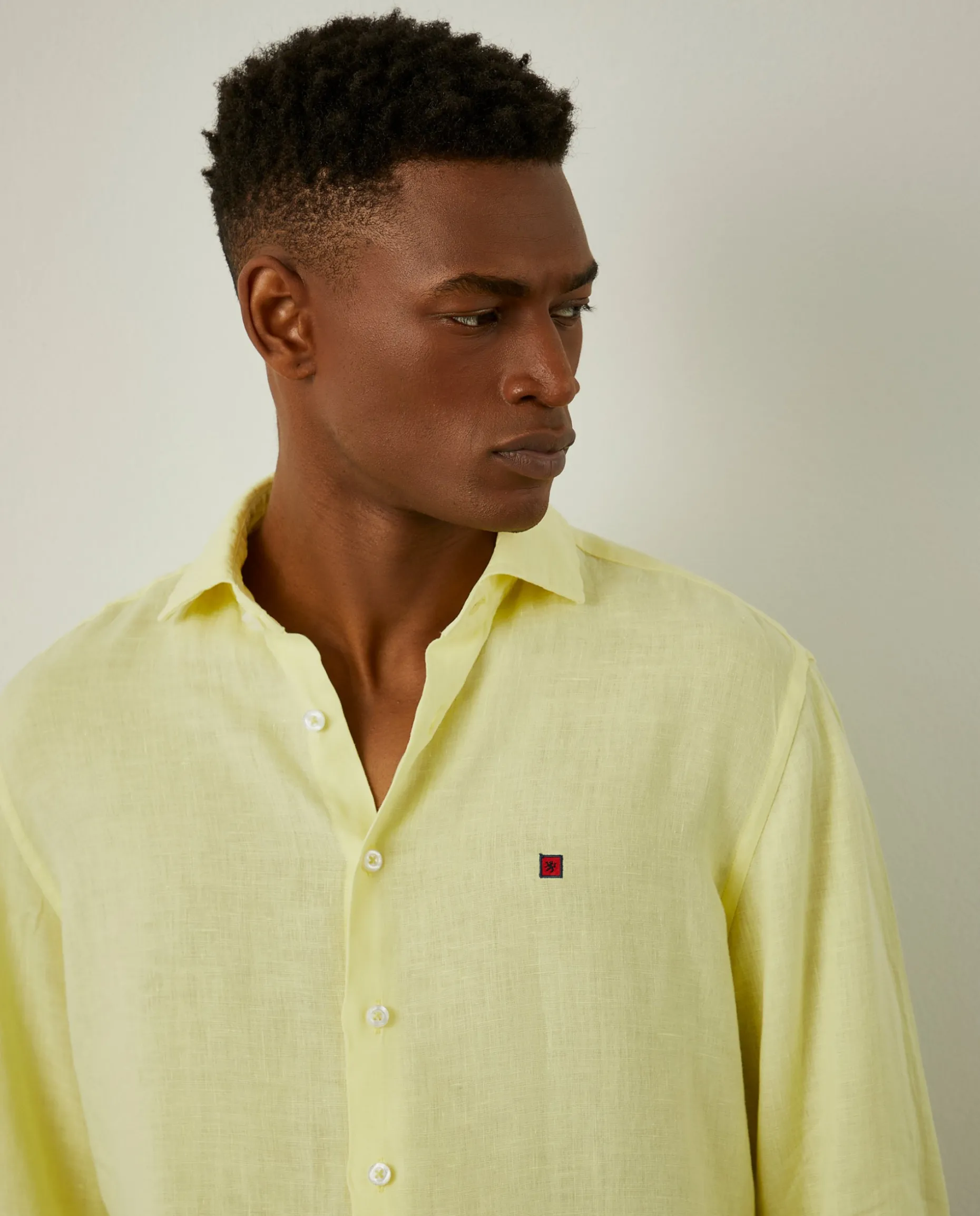 Camisa de linho slim fit|LION OF PORCHES Best