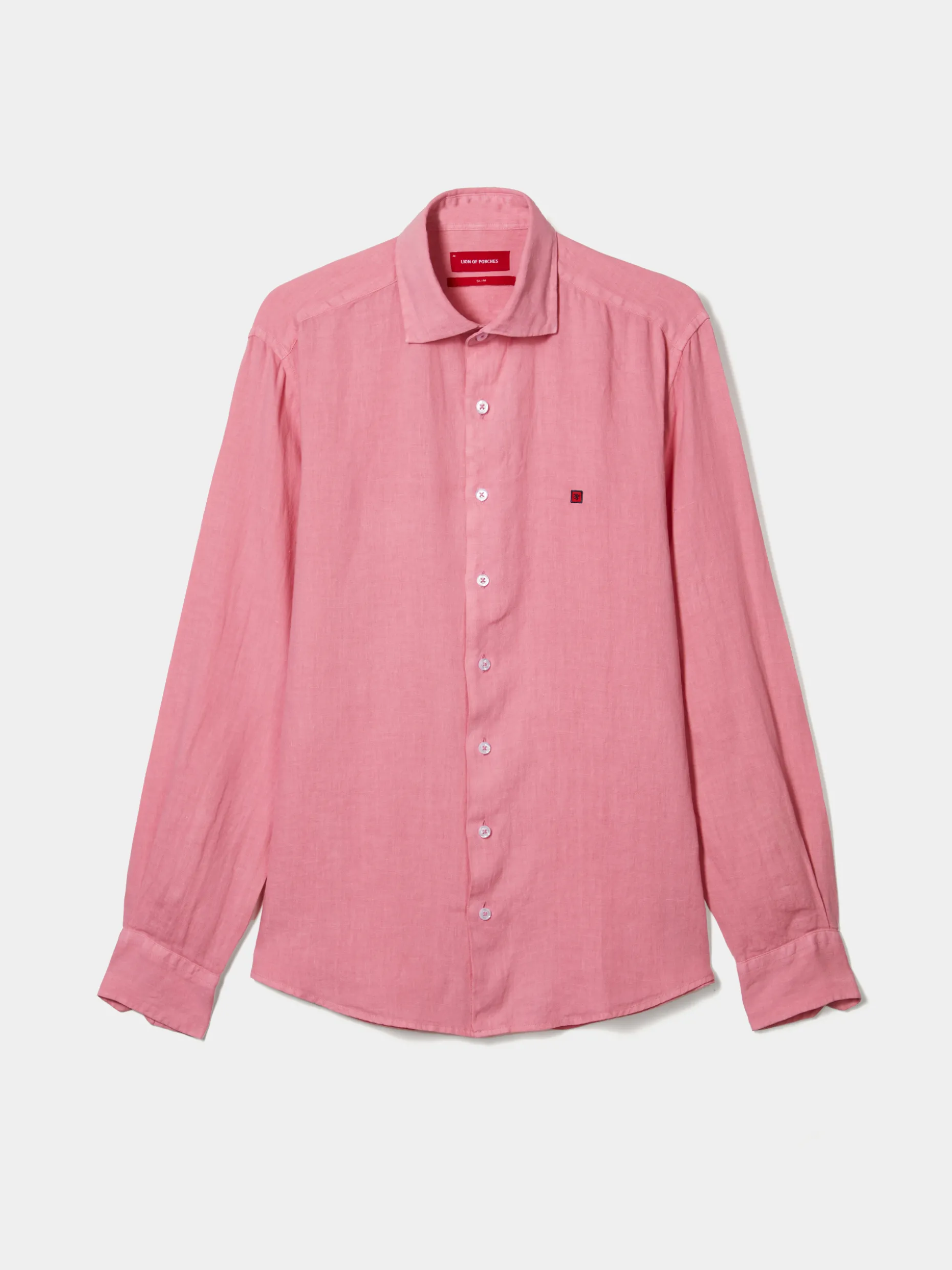 Camisa de linho slim fit|LION OF PORCHES Online