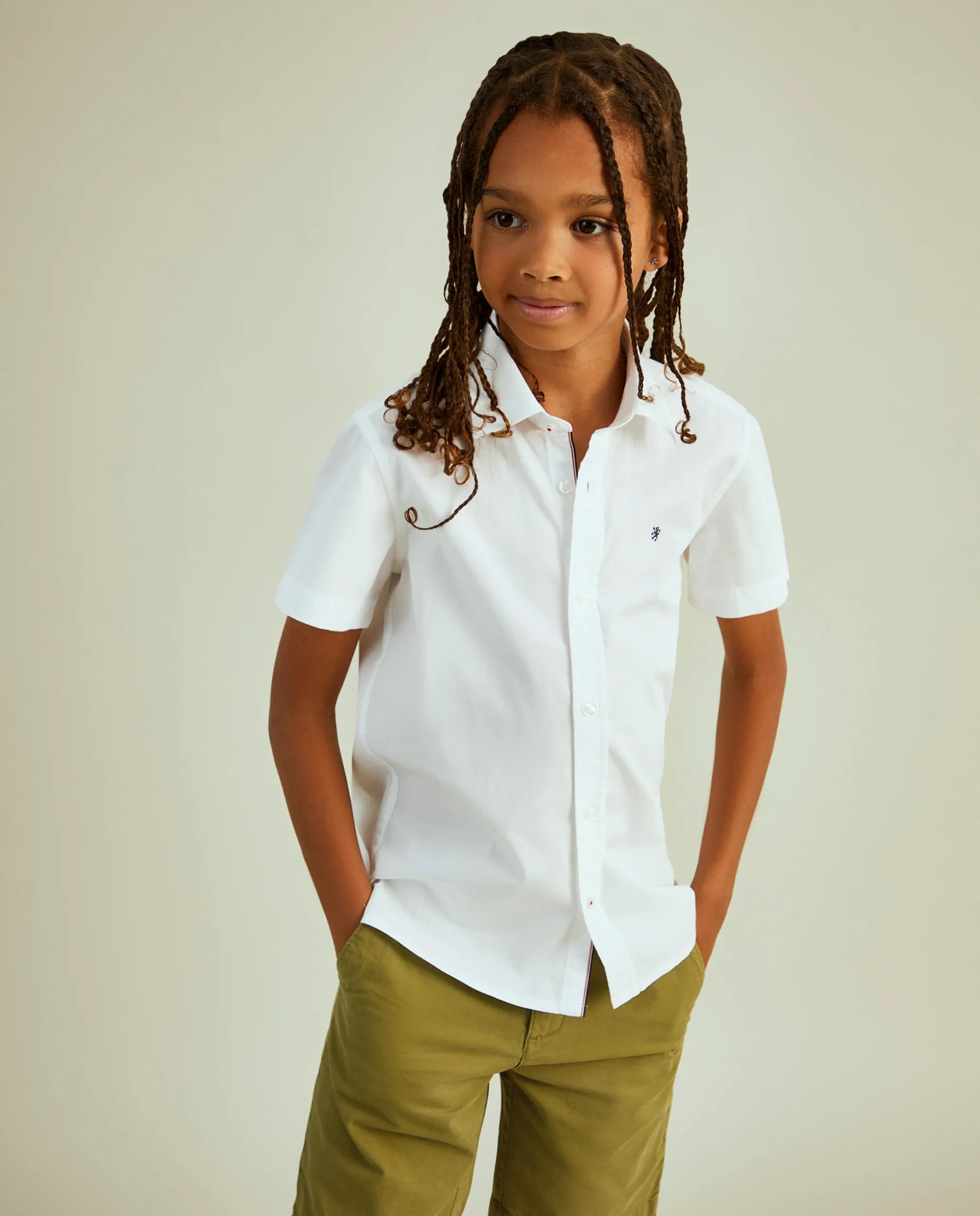 Camisa de manga curta em algodão|LION OF PORCHES Discount