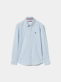 Camisa de riscas 100% algodão|LION OF PORCHES Outlet