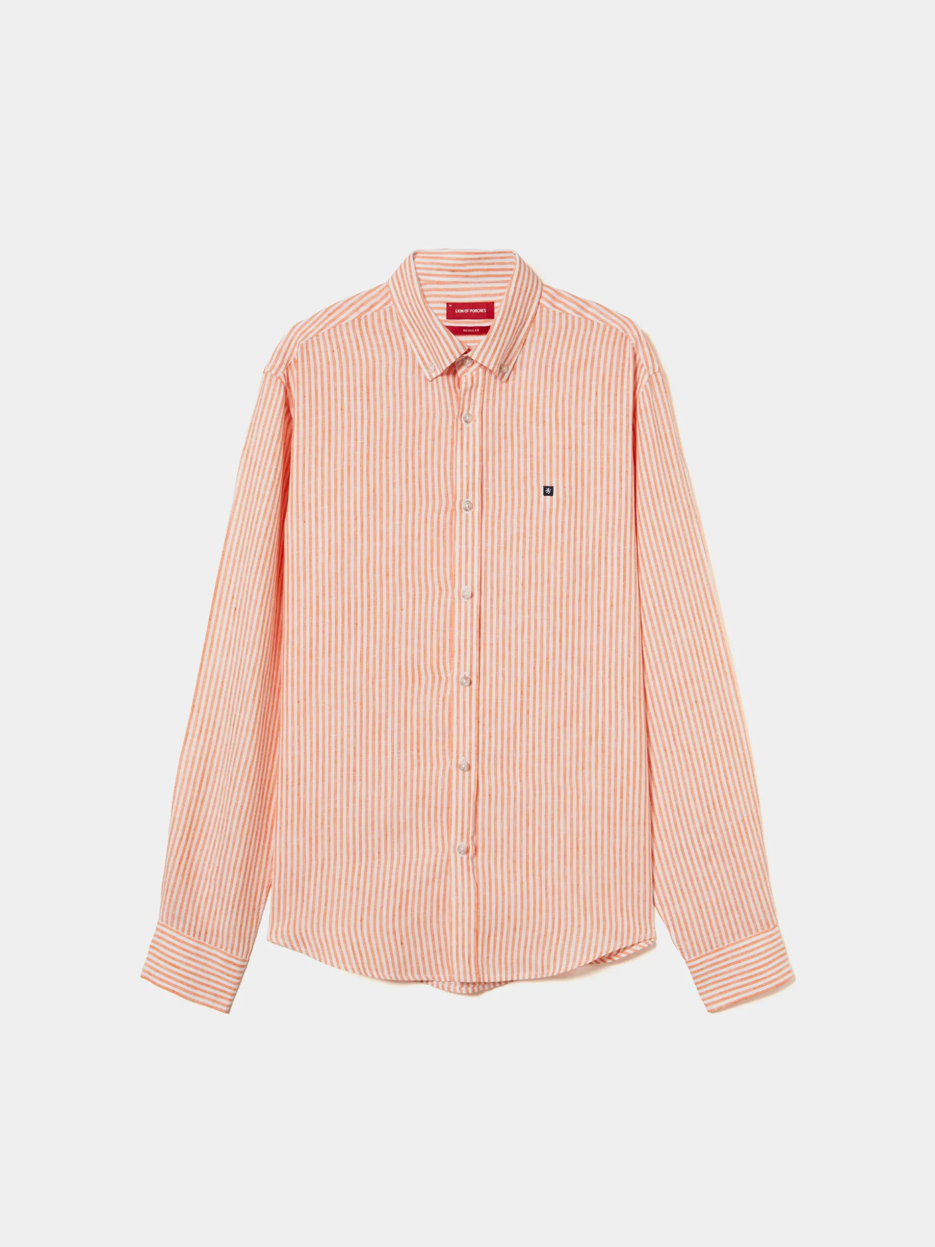 Camisa de riscas em linho|LION OF PORCHES Best Sale