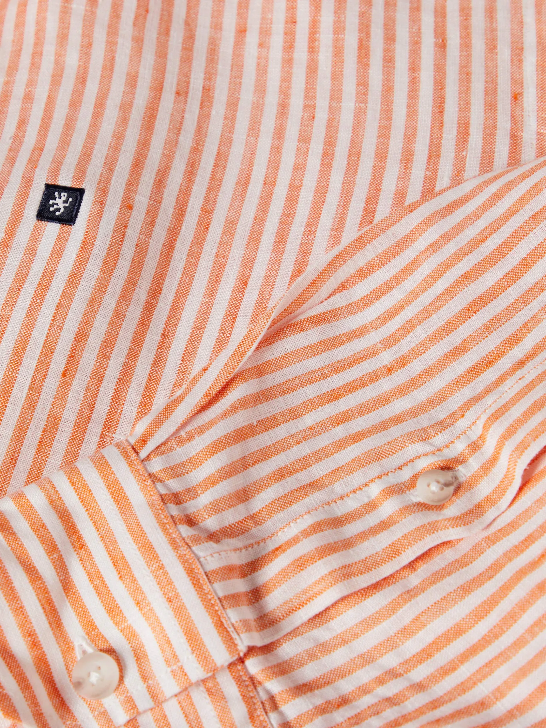 Camisa de riscas em linho|LION OF PORCHES Best Sale