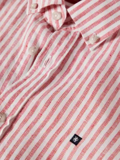 Camisa de riscas em linho|LION OF PORCHES Clearance