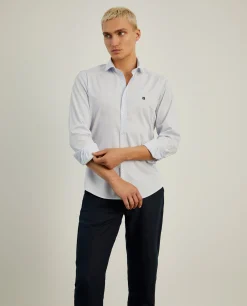 Camisa de riscas slim fit|LION OF PORCHES Outlet