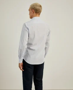 Camisa de riscas slim fit|LION OF PORCHES Outlet